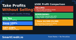 How to Take Profit in Crypto Without Selling: Tax-Free Liquidity Guide 2026